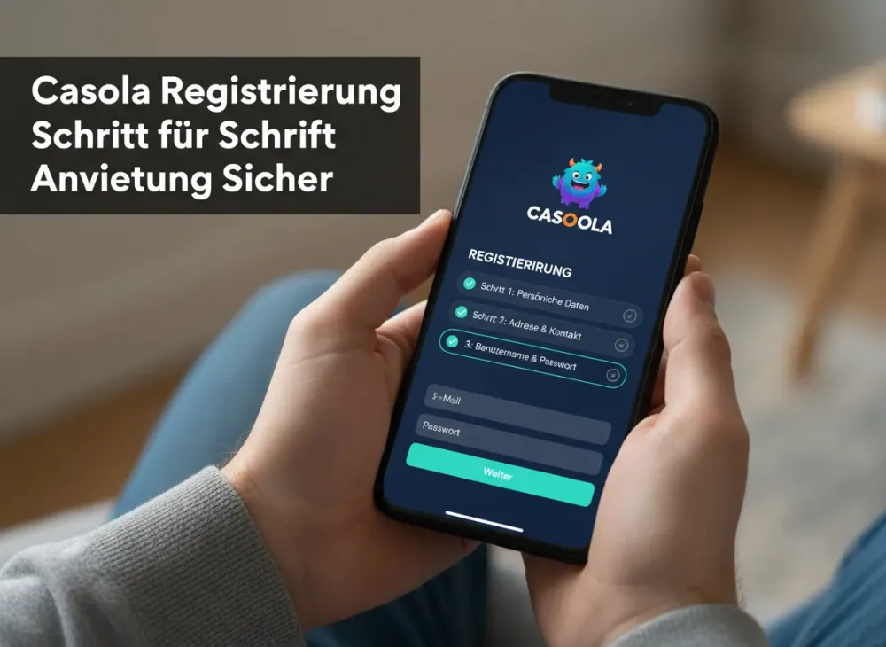 Casoola registrierung Schritt für Schritt Anleitung sicher